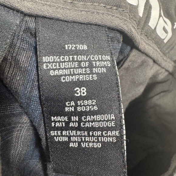 Gotcha Shorts Mens Size 38 Gray Plaid 100% Cotton Golf Hiking Pockets - Picture 2 of 10